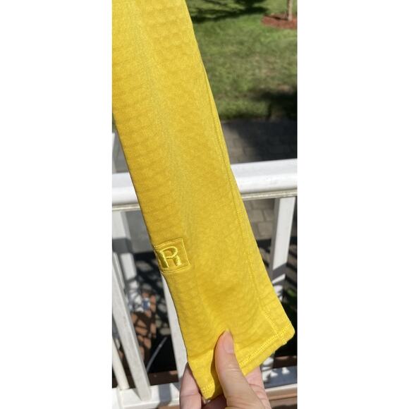 Patagonia R1 Regulator Fleece Pullover Men’s Medium Yellow Waffle Grid Hi-Vis - Picture 7 of 12